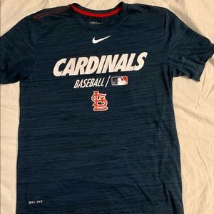 Mens size M Nike dri-fit st louis cardinals t-shirt
